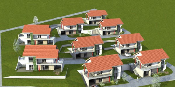 Saubraz : Construction de 9 villas