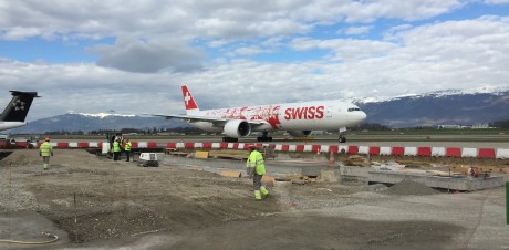 Genève Aéroport : Création d’une position avion