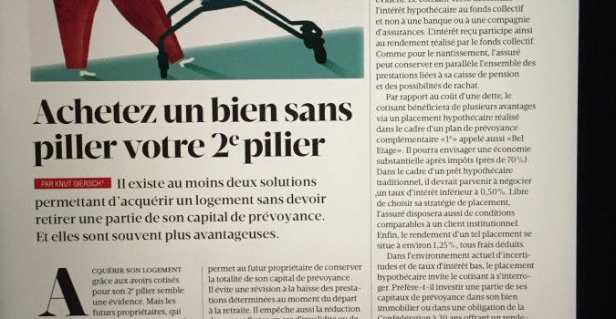 Acquérir un bien immobilier sans toucher à son 2ème pilier