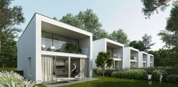 Vue 3D extÃ©rieur depuis le jardins