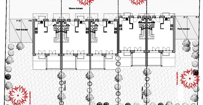 Thônex – 5 maisons contiguës : Nouveau projet clefs en main