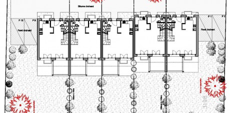 Thônex : Construction de 5 maisons contigües