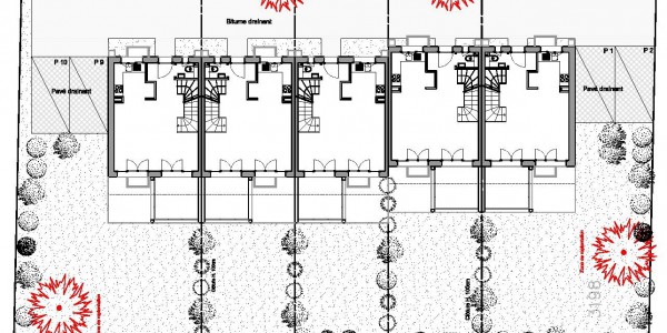 Thônex : Construction de 5 maisons contigües